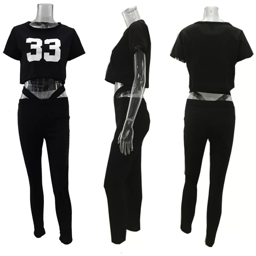 Last L!!! Black workout yoga set. - Picture 4 of 8